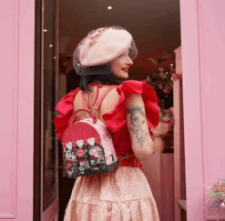 Vendula Pink Flower Shop Nova Mini Backpack 14 Vendula Pink Flower Shop Nova Mini Backpack -Fashion Shoes Store Backpack3 21cd2897 4435 4f72 93a1 237b91bbeb3e