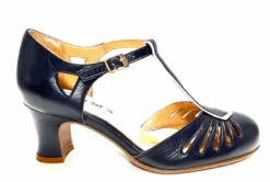 Rock N Dot Dafne Navy -Fashion Shoes Store Blue3