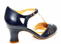 Rock N Dot Dafne Navy -Fashion Shoes Store Blue4