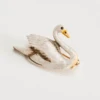 Fable England Swans Brooch