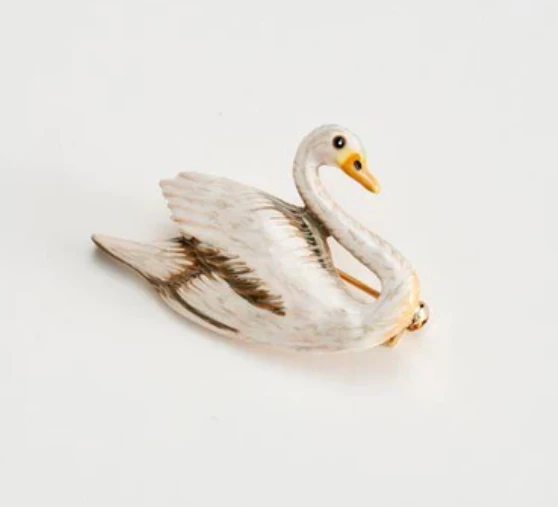 Fable England Swans Brooch 1 Fable England Swans Brooch