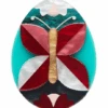 Erstwilder Pysanky Butterfly Of Rebirth Brooch