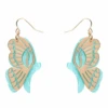 Erstwilder La Belle Epoque Butterfly Drop Earrings Mint