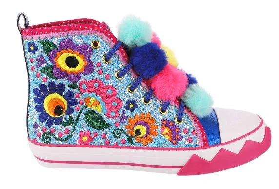 Irregular Choice Carnival Carnation Blue 2 Irregular Choice Carnival Carnation Blue - Image 2