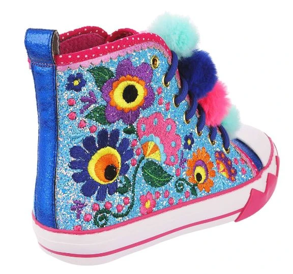 Irregular Choice Carnival Carnation Blue 3 Irregular Choice Carnival Carnation Blue - Image 3