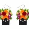 Erstwilder Terry Runyan Catmen Miranda Drop Earrings