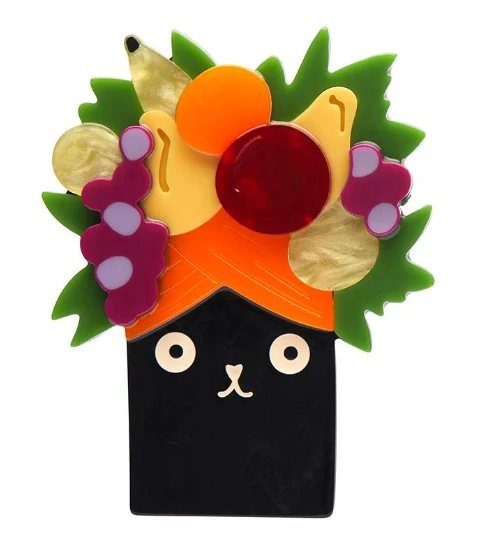 Erstwilder Terry Runyan Catmen Miranda Brooch 1 Erstwilder Terry Runyan Catmen Miranda Brooch