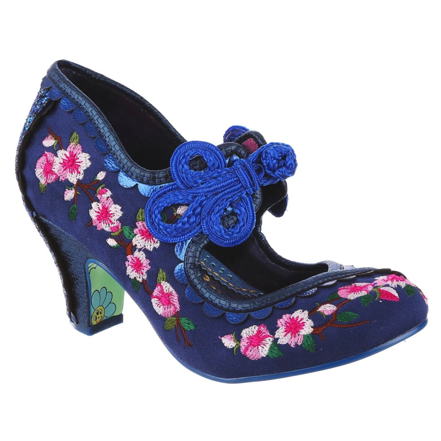 Irregular Choice Cherry Blossoming Blue 1 Irregular Choice Cherry Blossoming Blue