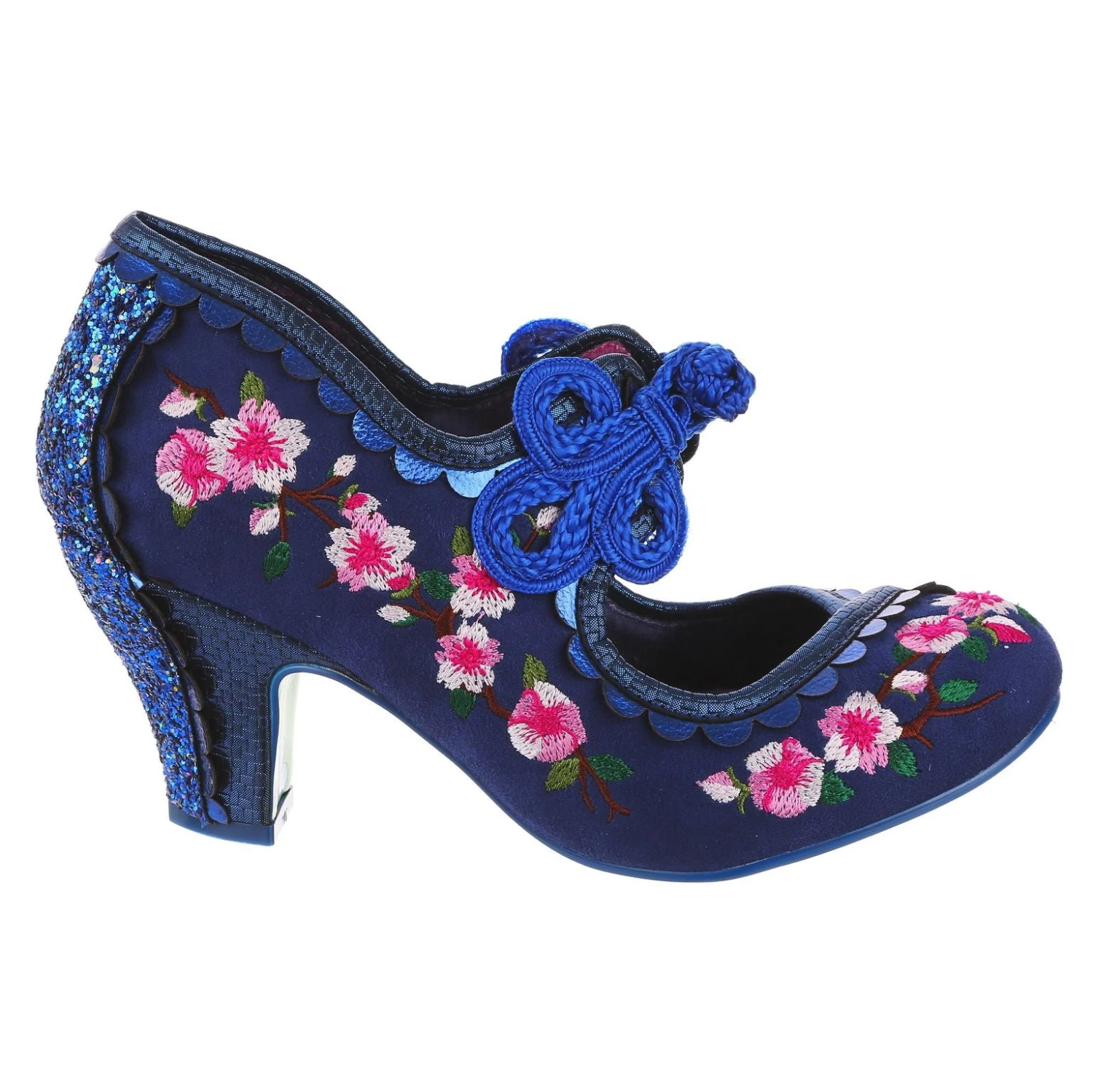Irregular Choice Cherry Blossoming Blue 2 Irregular Choice Cherry Blossoming Blue - Image 2