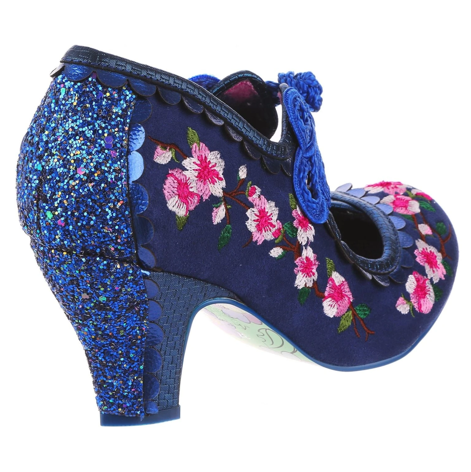 Irregular Choice Cherry Blossoming Blue 3 Irregular Choice Cherry Blossoming Blue - Image 3