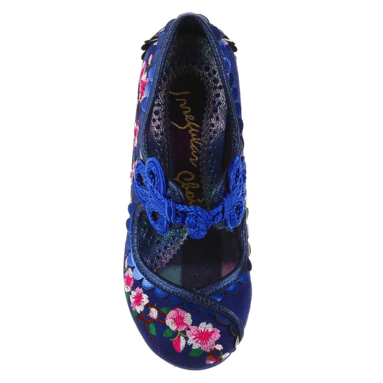 Irregular Choice Cherry Blossoming Blue 4 Irregular Choice Cherry Blossoming Blue - Image 4