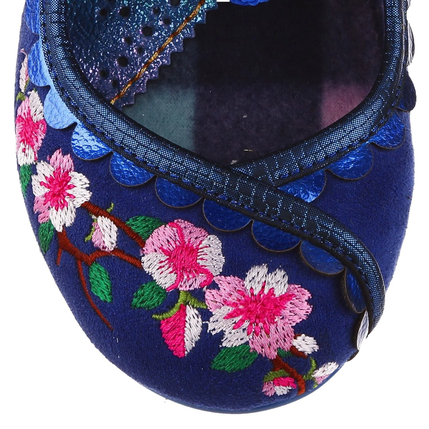 Irregular Choice Cherry Blossoming Blue 5 Irregular Choice Cherry Blossoming Blue - Image 5