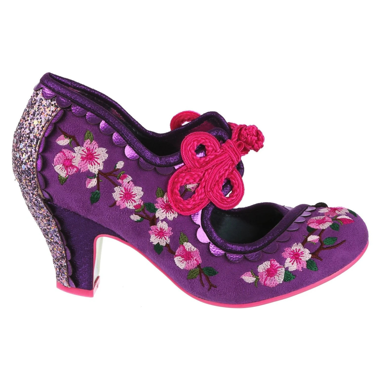 Irregular Choice Cherry Blossoming Purple 2 Irregular Choice Cherry Blossoming Purple - Image 2