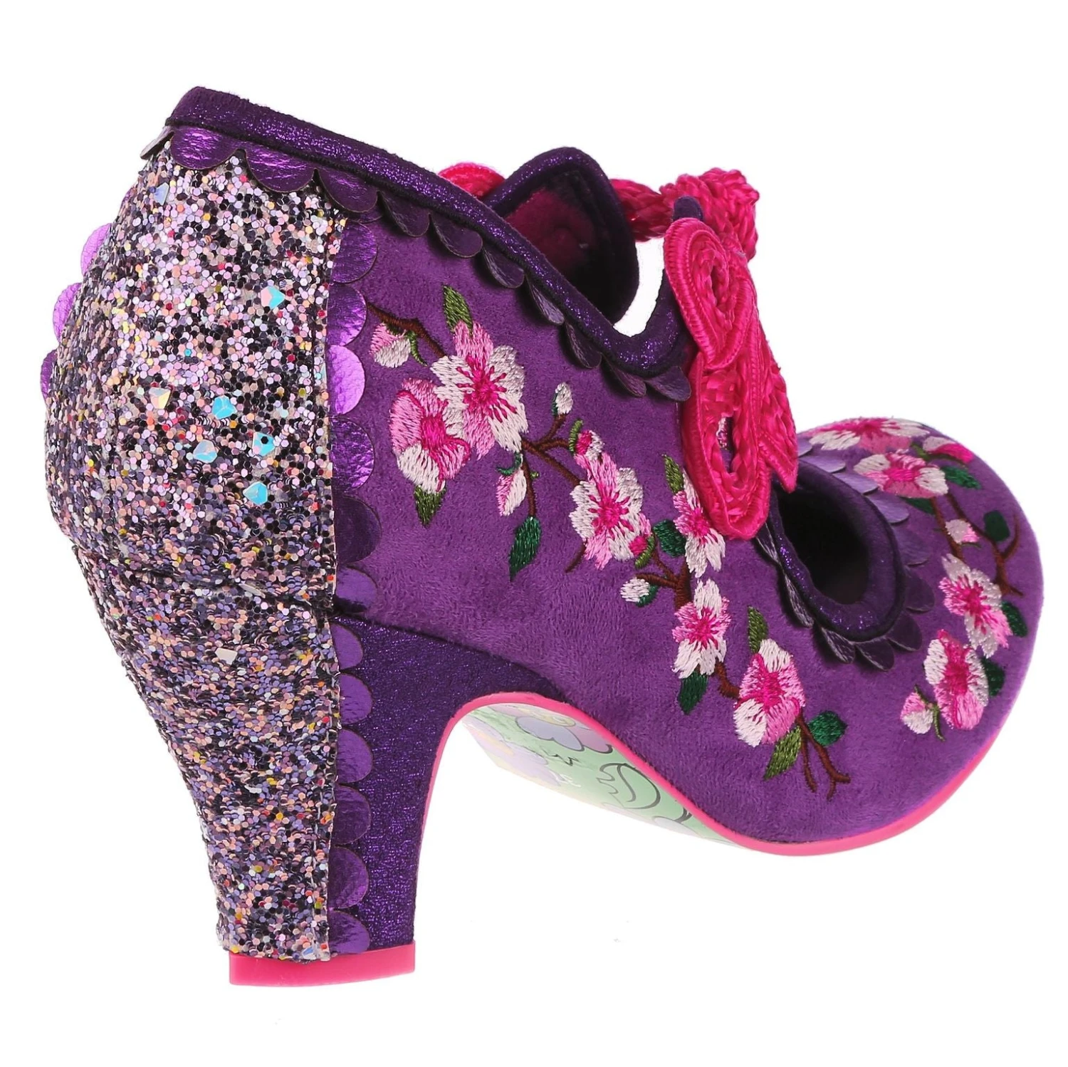 Irregular Choice Cherry Blossoming Purple 3 Irregular Choice Cherry Blossoming Purple - Image 3