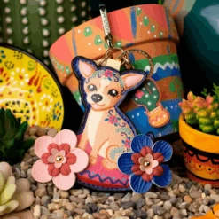 Vendula Mexican Garden Chihuahua Key Charm -Fashion Shoes Store ChiCharm3