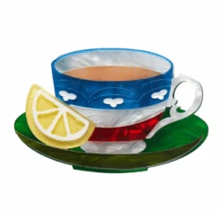 Erstwilder Botanical Fruit Cuppa Tea Brooch