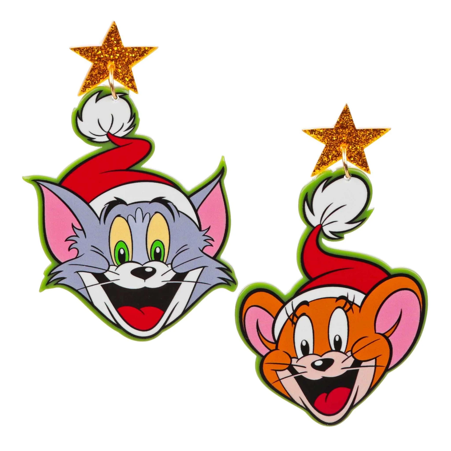 Irregular Choice Tom And Jerry Cute Christmas Earrings 1 Irregular Choice Tom And Jerry Cute Christmas Earrings
