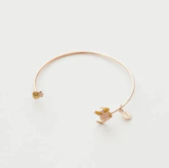 Fable England Enamel Dormouse Bangle