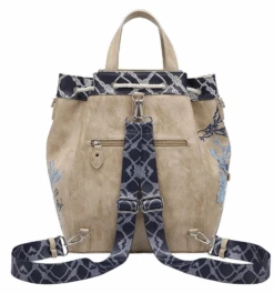 Vendula English Coast Scrapbook Duffle Backpack -Fashion Shoes Store Duffle12