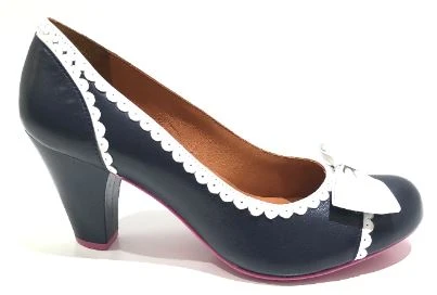 Cristofoli Emily Navy With White Trim 2 Cristofoli Emily Navy With White Trim - Image 2