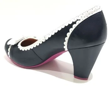 Cristofoli Emily Navy With White Trim 4 Cristofoli Emily Navy With White Trim - Image 4