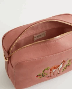 Fable England Fawn Embroidered Camera Bag -Fashion Shoes Store FawnCamera6