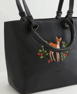 Fable England Fawn Embroidered Tote 8 Fable England Fawn Embroidered Tote -Fashion Shoes Store FawnTote3