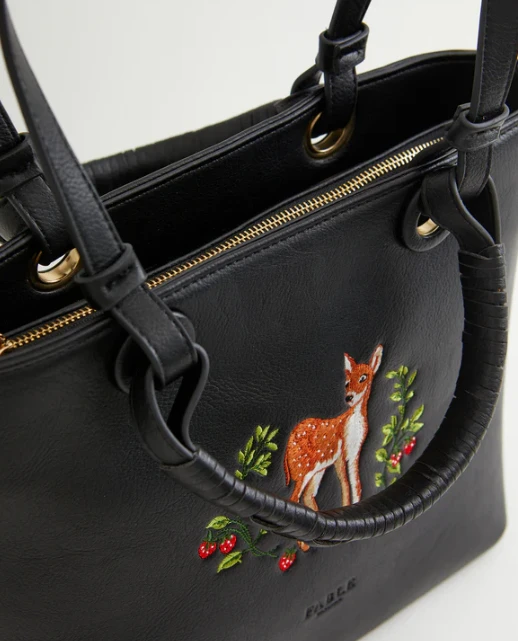 Fable England Fawn Embroidered Tote 5 Fable England Fawn Embroidered Tote - Image 5