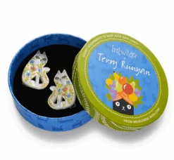 Erstwilder Terry Runyan Feline Florescence Hair Clips Set 5 Erstwilder Terry Runyan Feline Florescence Hair Clips Set -Fashion Shoes Store FelineHair3