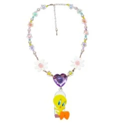 Irregular Choice Looney Tunes Flowers For Tweety Necklace