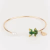 Fable England Enamel Frog Bangle