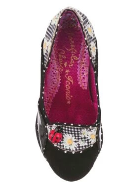 Irregular Choice Future Ladybug 2 Black -Fashion Shoes Store FutureBK4