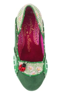 Irregular Choice Future Ladybug 2 Green -Fashion Shoes Store FutureGN4