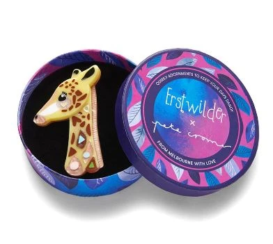 Erstwilder Pete Cromer Wildlife The Genteel Giraffe Brooch 3 Erstwilder Pete Cromer Wildlife The Genteel Giraffe Brooch - Image 3