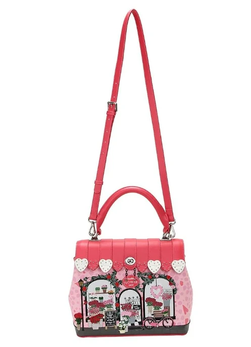 Vendula Pink Flower Shop Grace Bag 5 Vendula Pink Flower Shop Grace Bag - Image 5