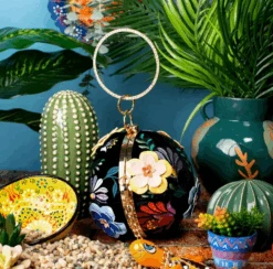 Vendula Mexican Garden Jayla Evening Bag -Fashion Shoes Store Jayla11