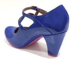 Cristofoli Jessica Colbalt Blue Patent -Fashion Shoes Store JessicaBL4