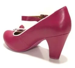 Cristofoli Juliet Mulberry With Soft Pink Trim 8 Cristofoli Juliet Mulberry With Soft Pink Trim -Fashion Shoes Store JulietMB4