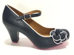 Cristofoli Juliet Navy Blue With White Trim 7 Cristofoli Juliet Navy Blue With White Trim -Fashion Shoes Store JulietNavy2