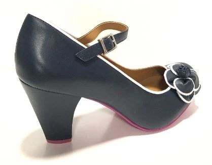 Cristofoli Juliet Navy Blue With White Trim 2 Cristofoli Juliet Navy Blue With White Trim - Image 2