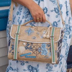 Vendula English Coast Scrapbook Keira Satchel -Fashion Shoes Store Kiera3