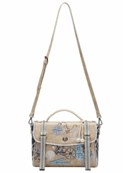 Vendula English Coast Scrapbook Keira Satchel -Fashion Shoes Store Kiera9