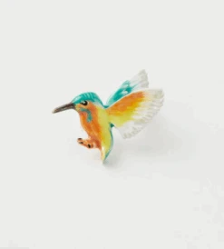 Fable England Kingfisher Brooch