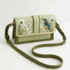 Fable England Kingfisher Embroidered Crossbody