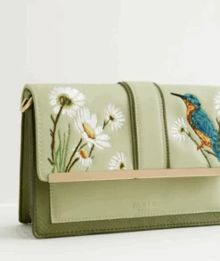 Fable England Kingfisher Embroidered Crossbody -Fashion Shoes Store KingfisherCB5