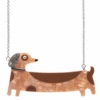 Erstwilder Terry Runyan Long Dog Necklace