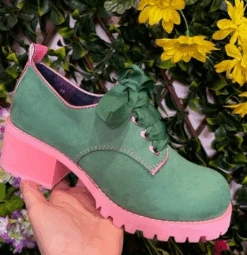 Irregular Choice On Your Mind Green -Fashion Shoes Store MindGN5