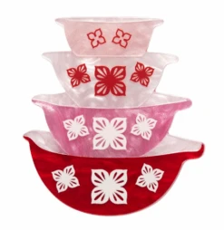 Erstwilder Vintage Kitchen Nannas Prized Flower Bowls Brooch