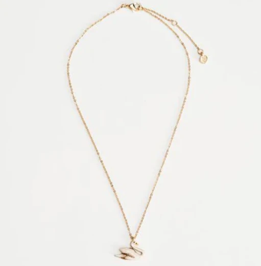 Fable England Swans Short Necklace 1 Fable England Swans Short Necklace