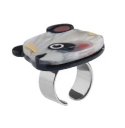 Erstwilder Pete Cromer Wildlife The Patient Panda Ring -Fashion Shoes Store PatientPanda3